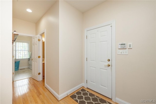 4837 Glenmorgan Ct, Chester, VA 23831 - foyer with light wood finished floors, recessed lighting, and washer / clothes dryer