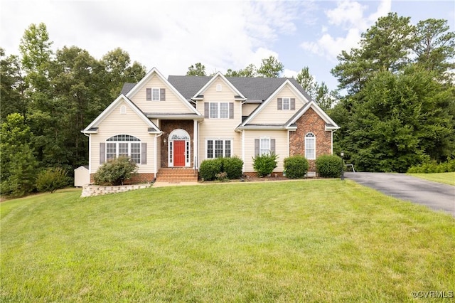 4837 Glenmorgan Ct, Chester, VA 23831 - traditional-style house featuring a front lawn