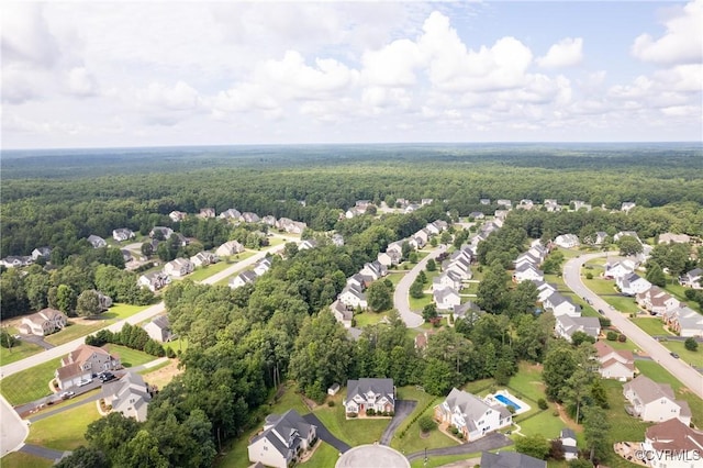 4837 Glenmorgan Ct, Chester, VA 23831 - aerial perspective of suburban area featuring a heavily wooded area