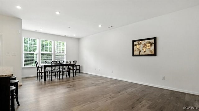 7750 Leeds Castle Ln, New Kent, VA 23124 - dining room with wood finished floors and recessed lighting