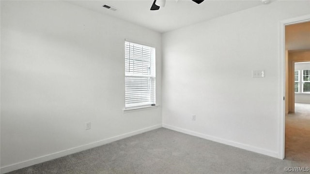7750 Leeds Castle Ln, New Kent, VA 23124 - empty room featuring carpet flooring and ceiling fan
