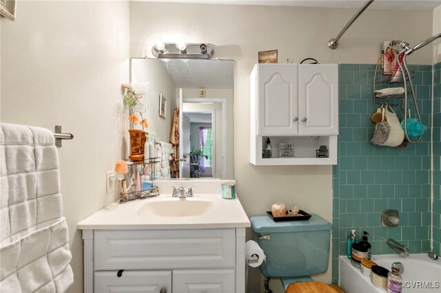 5564 Heatherhill Dr, North Chesterfield, VA 23234 - full bathroom with vanity and  shower combination