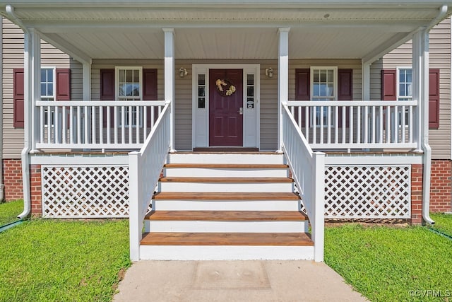 5636 Charter Oak Dr, Chesterfield, VA 23832 - property entrance featuring a porch