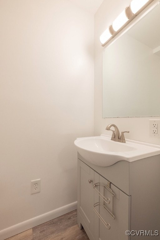 5636 Charter Oak Dr, Chesterfield, VA 23832 - bathroom with vanity and wood finished floors