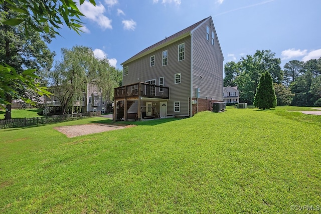 5636 Charter Oak Dr, Chesterfield, VA 23832 - rear view of property with a wooden deck, stairs, and a patio