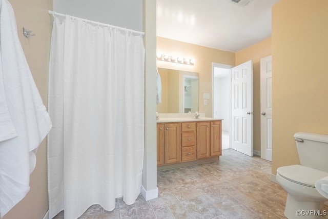 5636 Charter Oak Dr, Chesterfield, VA 23832 - full bathroom featuring vanity, a shower with curtain, and stone finish flooring