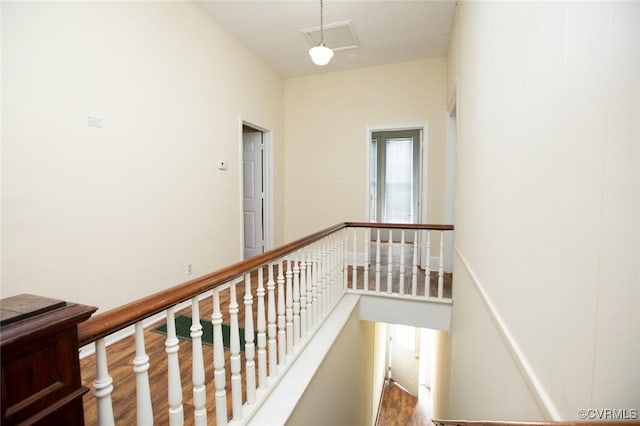 410 E 2nd St, Farmville, VA 23901 - stairway featuring wood finished floors
