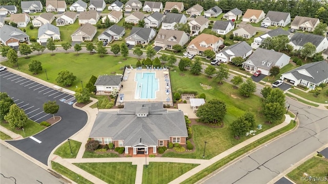 8334 E Lord Botetourt Loop, New Kent, VA 23124 - aerial view of property and surrounding area featuring nearby suburban area