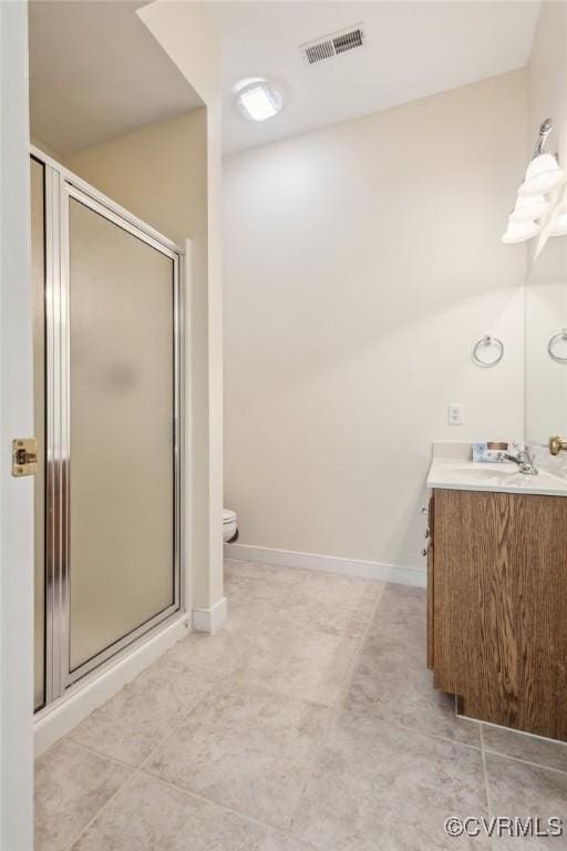 6002 Prospectors Bluff Ln, Mechanicsville, VA 23116 - bathroom with vanity and a shower stall