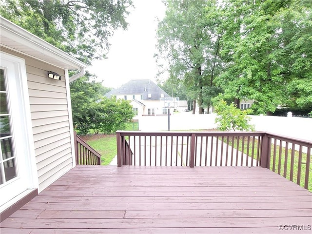231 White Sand Ct, Colonial Heights, VA 23834 - deck featuring a yard