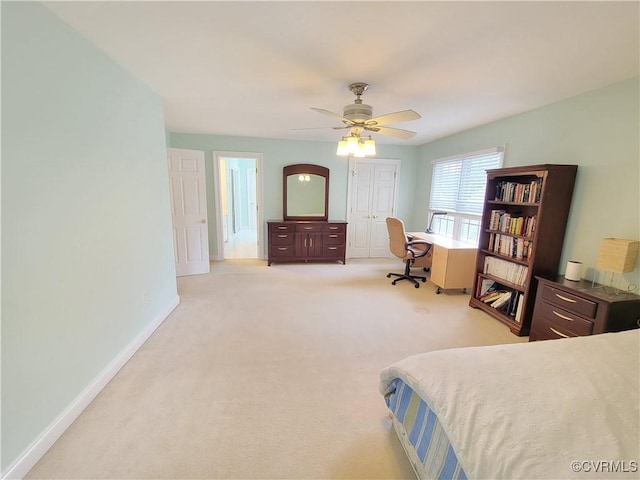 231 White Sand Ct, Colonial Heights, VA 23834 - carpeted bedroom with a closet and ceiling fan