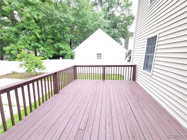 231 White Sand Ct, Colonial Heights, VA 23834 - deck featuring a fenced backyard