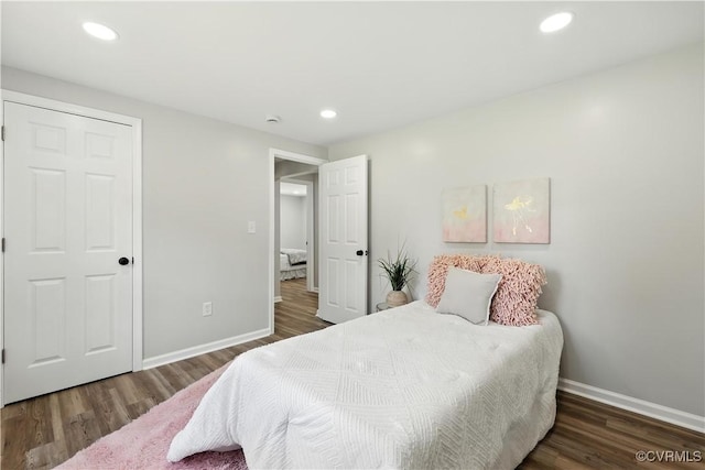 22805 Carson Rd, Carson, VA 23841 - bedroom with wood finished floors and recessed lighting