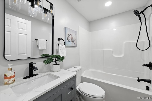 22805 Carson Rd, Carson, VA 23841 - bathroom featuring vanity and tub / shower combination