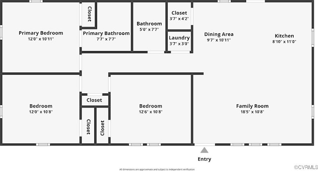 22805 Carson Rd, Carson, VA 23841 - view of room layout