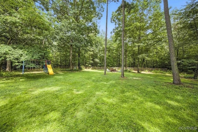 13241 Bailey Bridge Rd, North Chesterfield, VA 23112 - view of yard with a playground