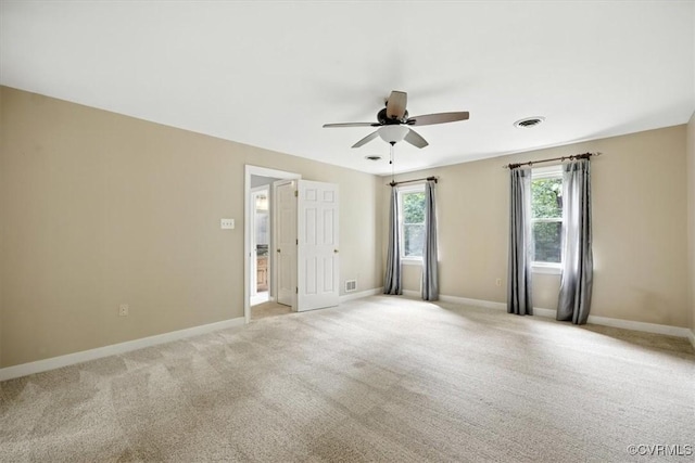 13241 Bailey Bridge Rd, North Chesterfield, VA 23112 - unfurnished room featuring ceiling fan and light carpet