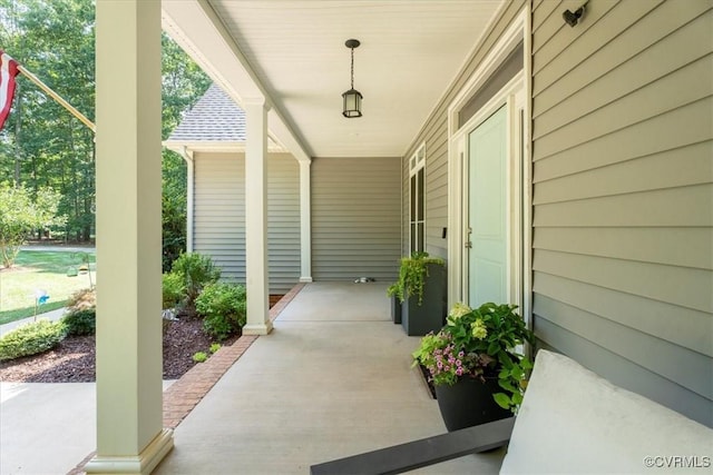 1450 Palmore Rd, Powhatan, VA 23139 - view of covered porch