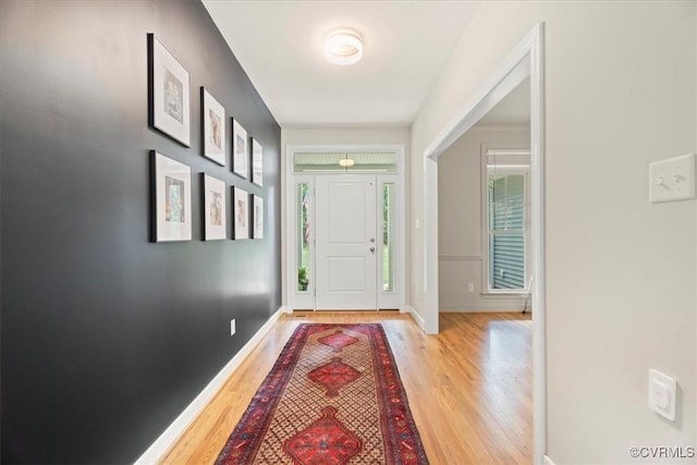 1450 Palmore Rd, Powhatan, VA 23139 - entrance foyer featuring wood finished floors and baseboards