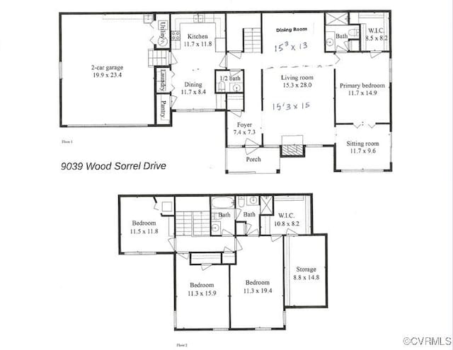 9039 Wood Sorrel Dr, Henrico, VA 23229 - view of home floor plan