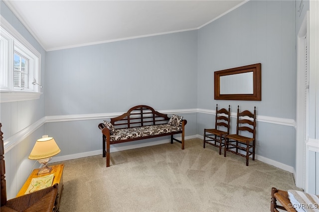 9039 Wood Sorrel Dr, Henrico, VA 23229 - living area featuring carpet flooring and crown molding