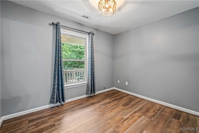 4508 Philips Path, Kents Store, VA 23084 - unfurnished room featuring wood finished floors