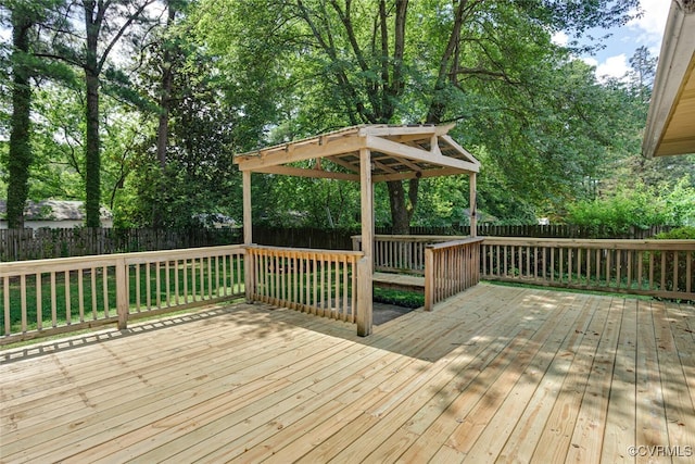 2407 Birchwood Rd, Henrico, VA 23294 - deck with a fenced backyard