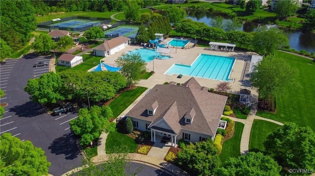 915 Jamerson Ln, Glen Allen, VA 23059 - drone / aerial view of a nearby body of water