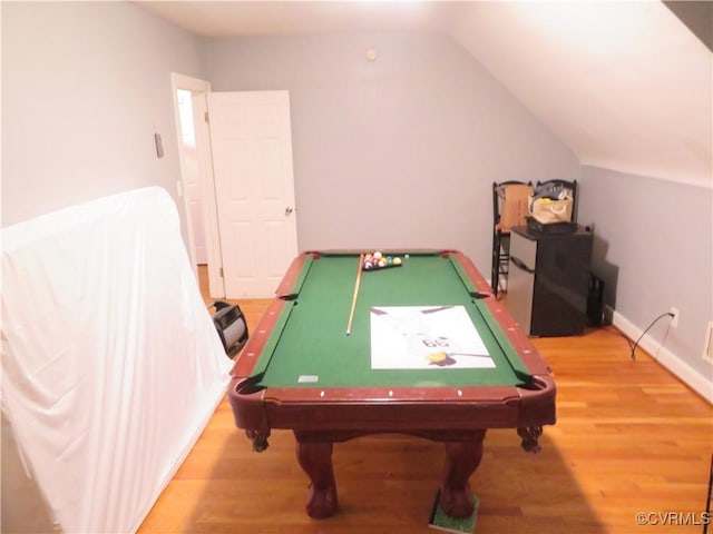 5900 River Rd, South Chesterfield, VA 23803 - playroom featuring pool table, wood finished floors, and lofted ceiling