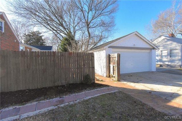 5900 River Rd, South Chesterfield, VA 23803 - garage featuring concrete driveway