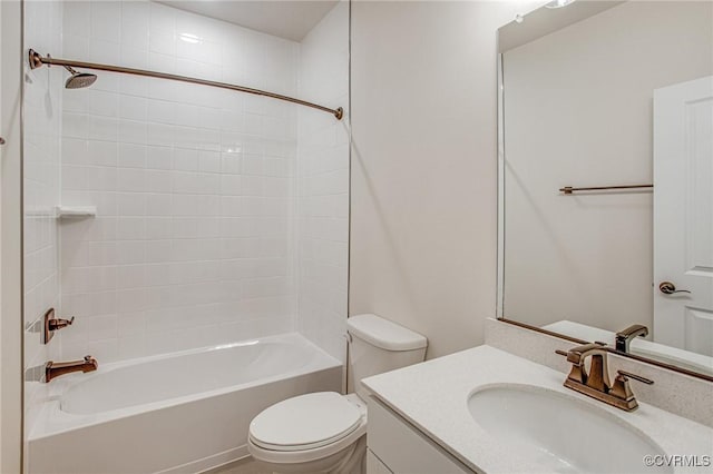 7127 Braxton Ct, Ladysmith, VA 22546 - bathroom featuring vanity and shower / bath combination