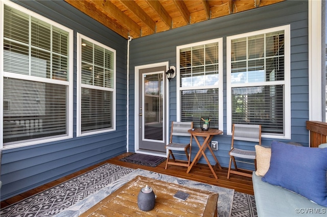 10109 Hollythorne Ln, Mechanicsville, VA 23116 - view of wooden porch
