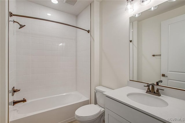 7107 Braxton Ct, Ladysmith, VA 22546 - full bathroom with vanity and shower / tub combination