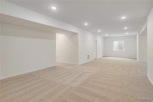 7107 Braxton Ct, Ladysmith, VA 22546 - spare room featuring light colored carpet and recessed lighting