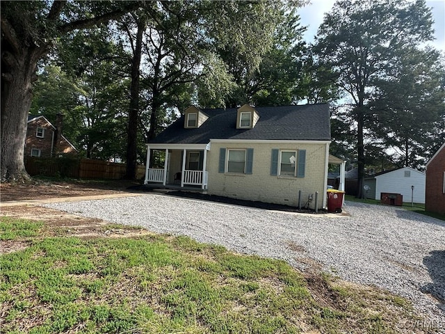 1883 Fairfax St, Petersburg, VA 23805 - cape cod home with covered porch and brick siding