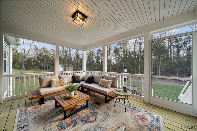 LOT47 Wendenburg Cir Lot 47, King William, VA 23009 - sunroom / solarium featuring an outdoor living space, healthy amount of natural light, and view of scattered trees