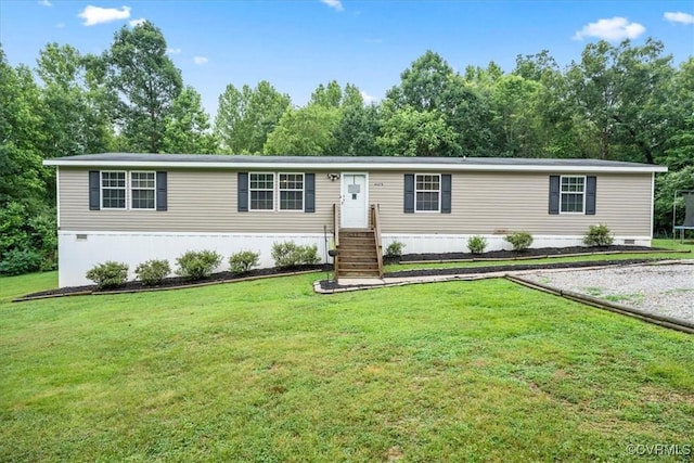 4627 Powhatan Lakes Rd Unit B, Powhatan, VA 23139 - manufactured / mobile home with a front lawn