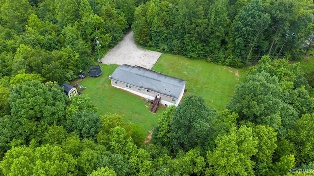 4627 Powhatan Lakes Rd Unit B, Powhatan, VA 23139 - aerial view of property and surrounding area featuring a forest