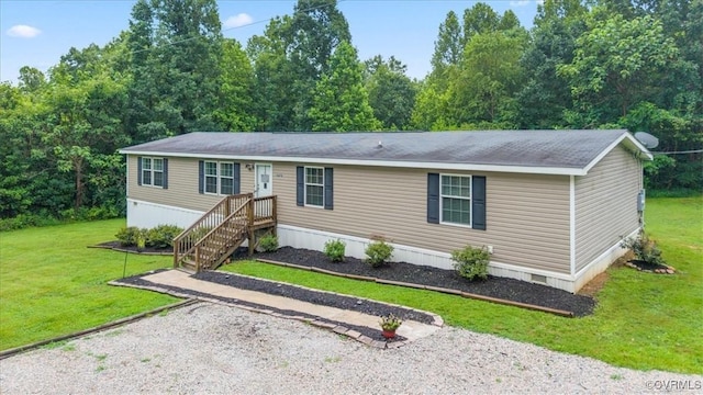 4627 Powhatan Lakes Rd Unit B, Powhatan, VA 23139 - manufactured / mobile home with a front lawn