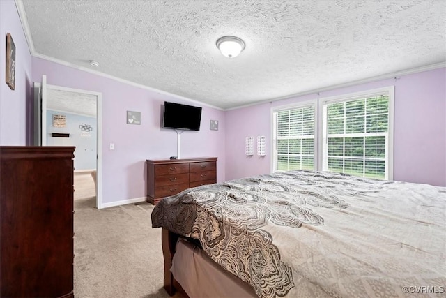 4627 Powhatan Lakes Rd Unit B, Powhatan, VA 23139 - carpeted bedroom with ornamental molding and a textured ceiling