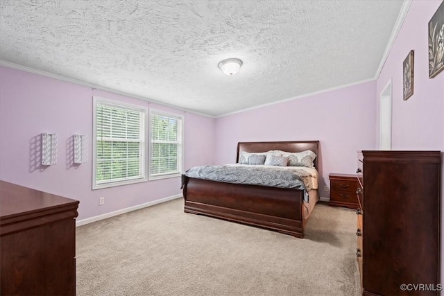4627 Powhatan Lakes Rd Unit B, Powhatan, VA 23139 - bedroom featuring carpet, ornamental molding, and a textured ceiling