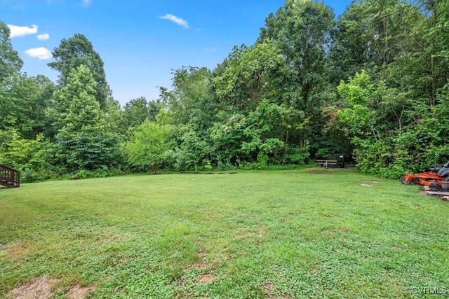 4627 Powhatan Lakes Rd Unit B, Powhatan, VA 23139 - view of grassy yard featuring a view of trees