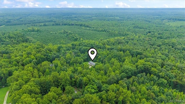 4627 Powhatan Lakes Rd Unit B, Powhatan, VA 23139 - aerial view of a heavily wooded area