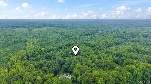 4627 Powhatan Lakes Rd Unit B, Powhatan, VA 23139 - aerial view of a heavily wooded area