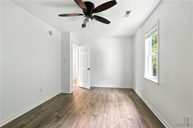 11918 Hazelnut Branch Ter, Midlothian, VA 23112 - empty room featuring wood finished floors and a ceiling fan