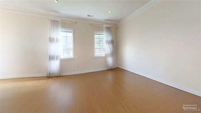 2024 Rockstone Pl, Henrico, VA 23238 - empty room with ornamental molding and wood finished floors