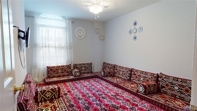 2024 Rockstone Pl, Henrico, VA 23238 - living area with ceiling fan