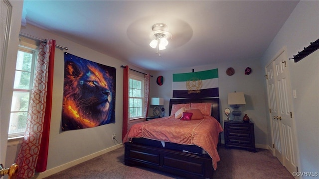 2024 Rockstone Pl, Henrico, VA 23238 - bedroom featuring carpet and a ceiling fan