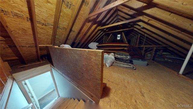 2024 Rockstone Pl, Henrico, VA 23238 - unfinished attic with an upstairs landing