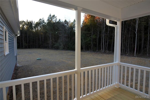 5102 Front Dr, North Dinwiddie, VA 23803 - view of wooden deck